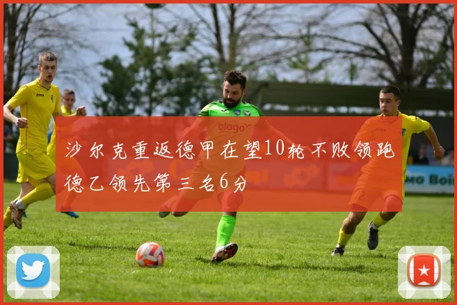 沙尔克重返德甲在望10轮不败领跑德乙领先第三名6分